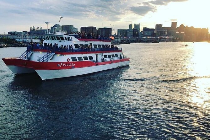 Narrated Sunset Cruise of Boston Harbor - The upper deck is best for photos