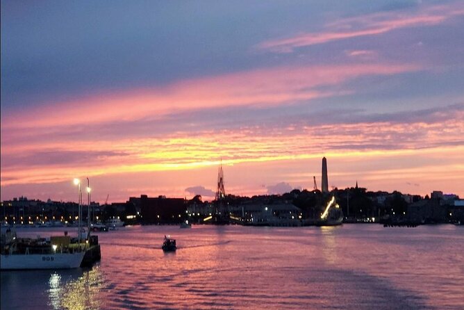 Narrated Sunset Cruise of Boston Harbor - The bar adds comfort, but watch the prices