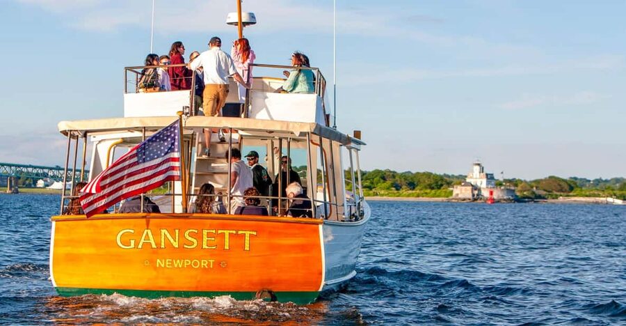 Newport, RI: Evening Cruise on Newport Harbor - Castle Hill Lighthouse and House on the Rock