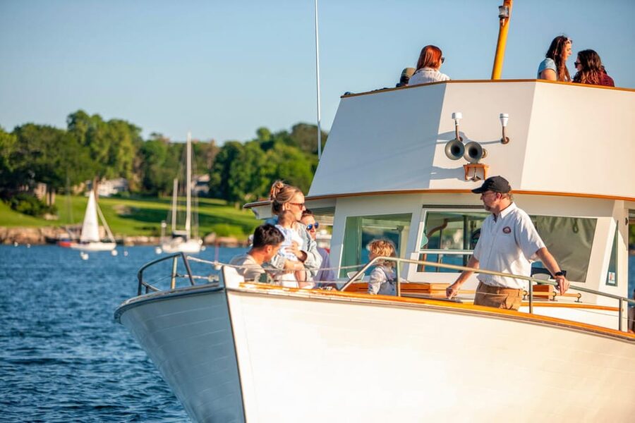Newport, RI: Evening Cruise on Newport Harbor - Fort Adams and the working harbor