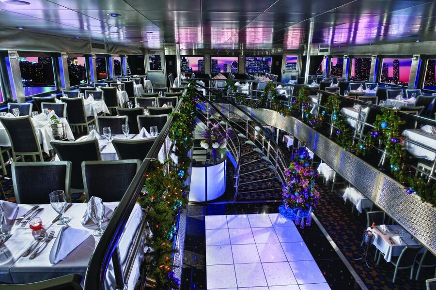 NYC: Christmas Eve Buffet Lunch or Dinner Harbor Cruise - Statue of Liberty and the best photo opportunity