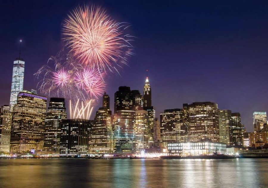 NYC: New Year's Eve Buffet Dinner Fireworks Harbor Cruise - DJ music, dancing, and onboard entertainment