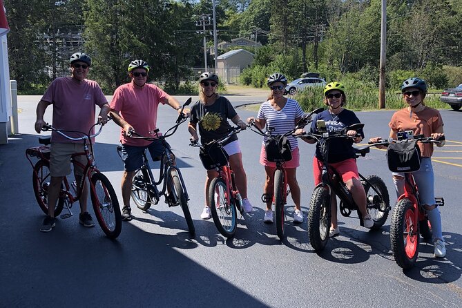 Paranormal Pedal E-Bike Ghost Tour of Boothbay Harbor - Getting started at Pedego on Townsend Avenue