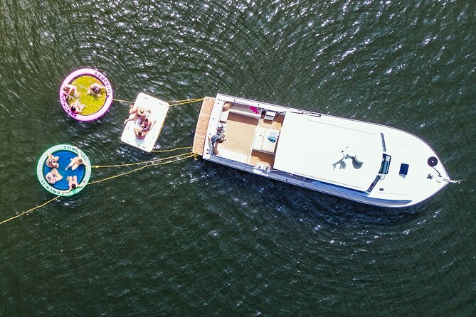 Private Afternoon Harbor Cruise on Kismet for parties up to 20 - Swimming near an island