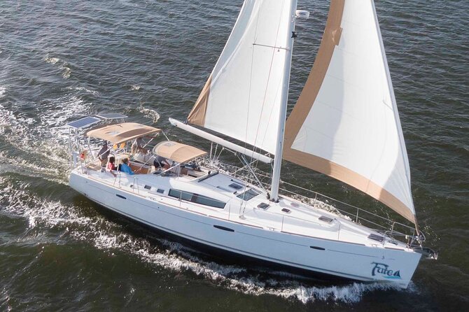 Private BYOB Afternoon Harbor Sail On 50ft Sailing Yacht Fate - Seeing the USS Yorktown and USS Laffey