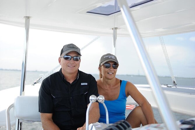 Private Charleston Harbor Catamaran Sail - The Ravenel Bridge and Charleston Harbor