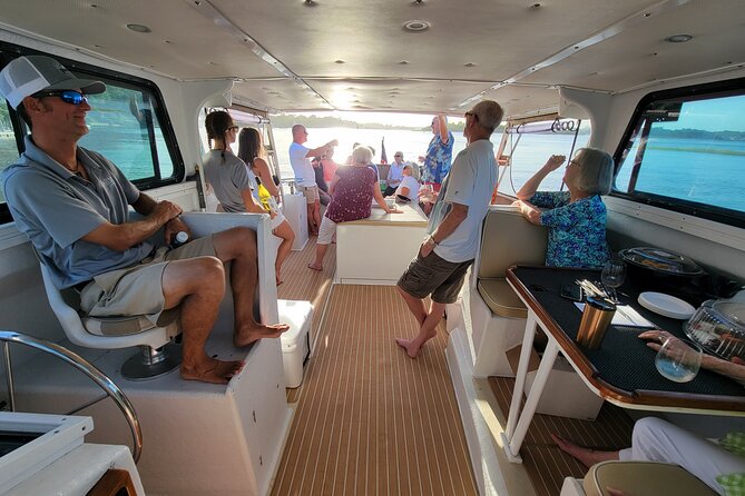 Private Sunset Harbor Tour 20 passenger party Yacht Kismet - Fort Sumter from the Harbor