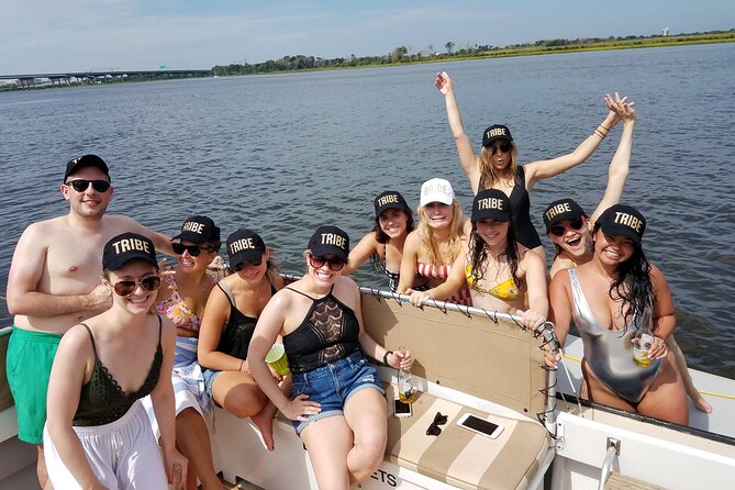 Private Sunset Harbor Tour 20 passenger party Yacht Kismet - Rafts, Water Hammocks, Music, and the Bathroom