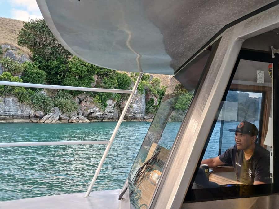 Raglan: Scenic Harbour Sunset Cruise - Māori pā sites and harbour stories