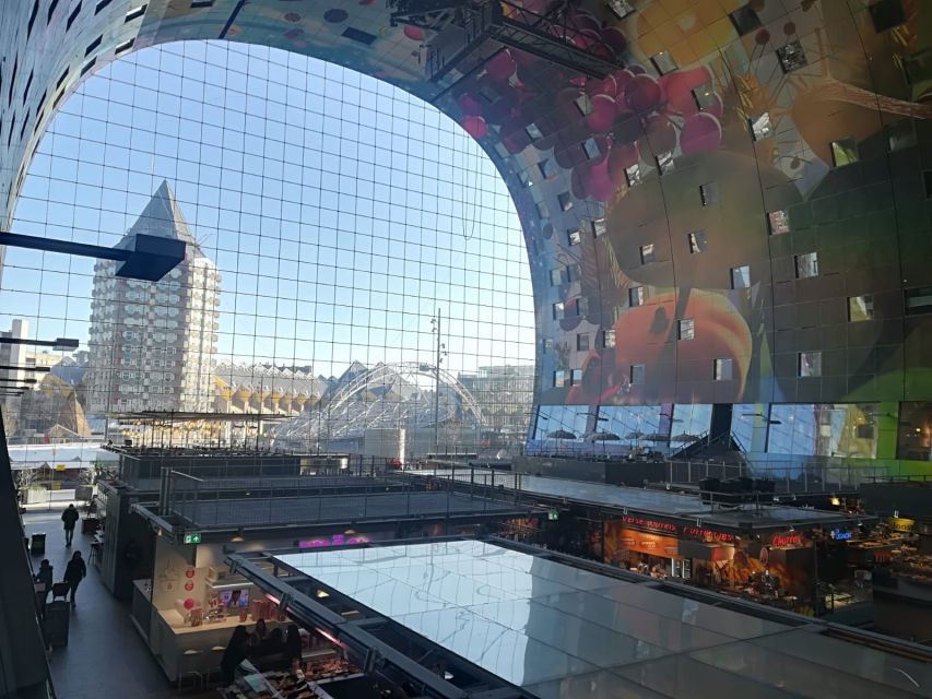 Rotterdam Walking Tour and Harbor Cruise - Rotterdam’s underground shopping route