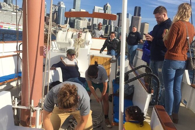 Seattle Sailing Harbor Tour - Searching the horizon for Mount Rainier