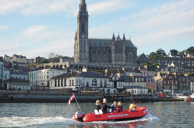 Self Drive Boat Tours of Cork Harbour. Be your own captain! - Passing Spike Island and Cork Harbour