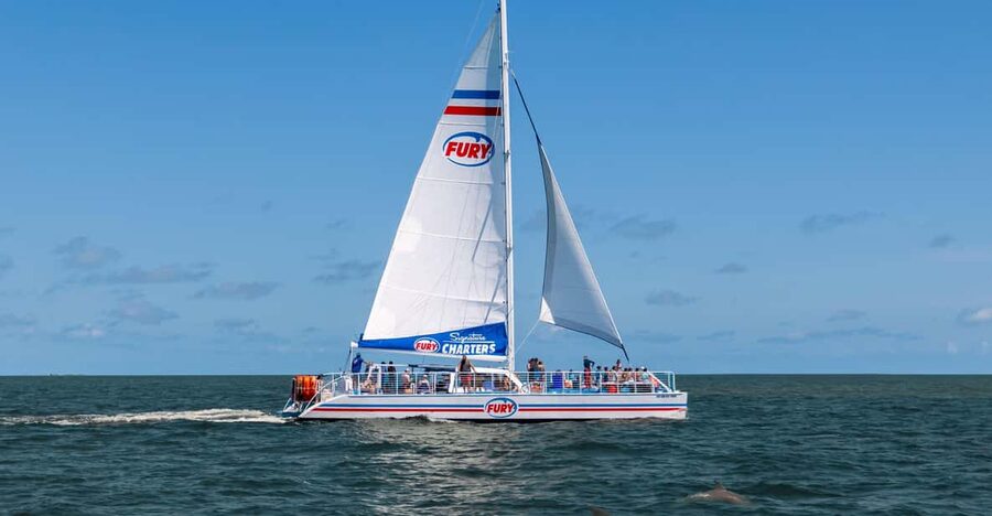 St. Augustine: Dolphin Watching Harbor Tour with Drinks - St. Augustine from the water