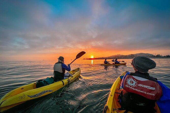Sunset Kayak Tour in Santa Barbara Harbor (2 Hours) - The sunset portion and the return paddle