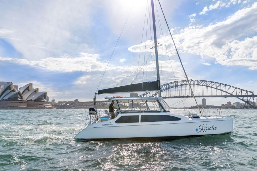 Sydney: Bring Your Own Drinks Vivid Harbour Cruise - Inside or outside: choosing your viewing spot