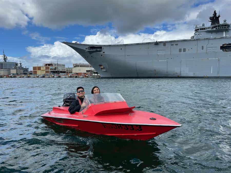 Sydney: Guided Sydney Harbour Grand Tour (self drive) - Passing the Sydney Opera House from the water