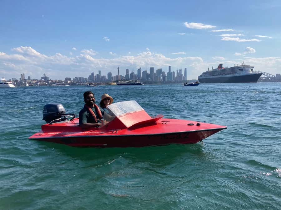 Sydney: Guided Sydney Harbour Grand Tour (self drive) - The downtown waterfront from a lower viewpoint