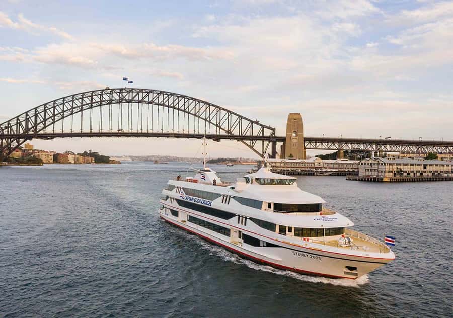 Sydney: Harbour Cruise with Charcuterie Board & Drinks - Boarding Captain Cook Cruises at Sydney Harbour