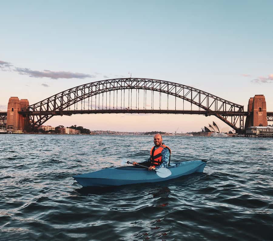 Sydney: Sunset Kayak - Opera & Harbour Bridge Tour (5p. max) - Forty-five minutes near the Opera House