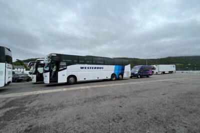 ULLAPOOL PORT Cruise Ship Tour, Ardvreck Castle, Rocks & More