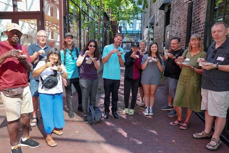 Vancouver: North Shore Food Tour with Harbour ride - Tasting your way through Lonsdale Quay Market