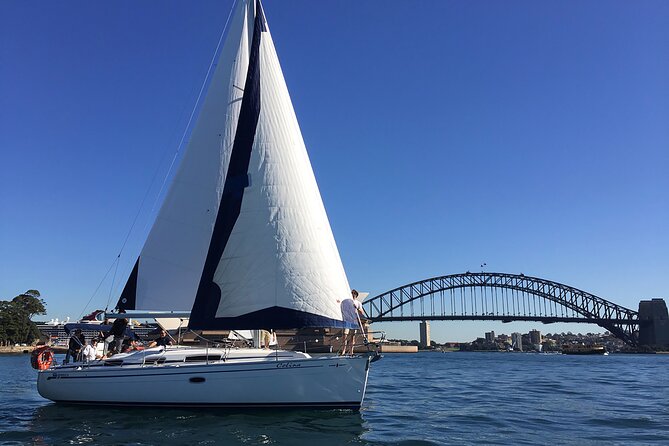 Vivid 90-Minute Sydney Harbour Catamaran Cruise with BYO Drinks - Circular Quay and the Opera House sails