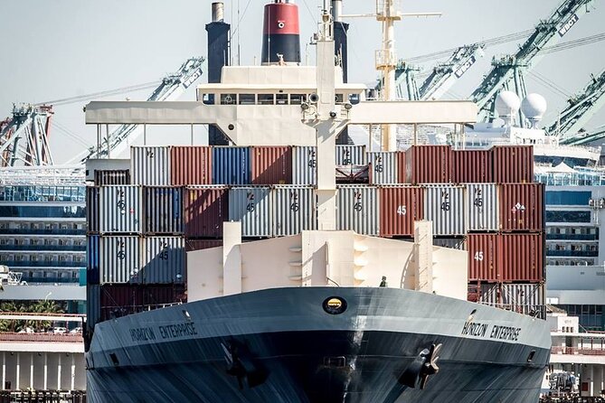West Harbor LA 45-Minute Narrated Harbor Cruise of San Pedro - Container ships, cranes, and the port at work