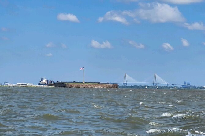 White point Battery and River Run through Charleston Harbor Boat - Returning through the North Channel and Shem Creek
